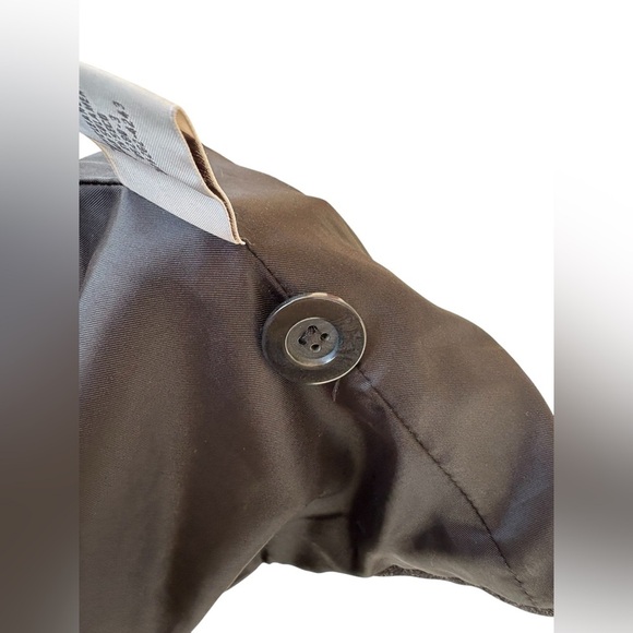 St. John's Bay Wool charcoal Gray Button Up Lined Heavy Coat womens Sz S used - Picture 6 of 10